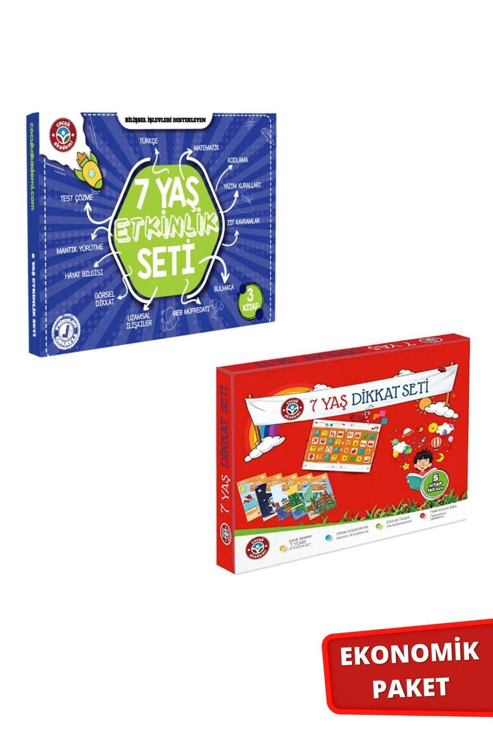 7 Yaş Dikkat Ve 7 Yaş Etkinlik Seti Ikili Paket