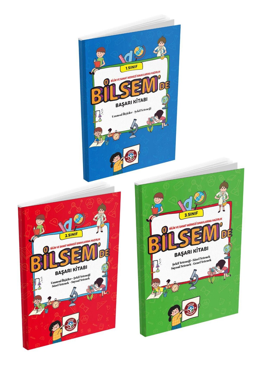 ÇOCUK AKADEMİ BİLSEMDE BAŞARI KİTABI 1-2-3. SINIF SET