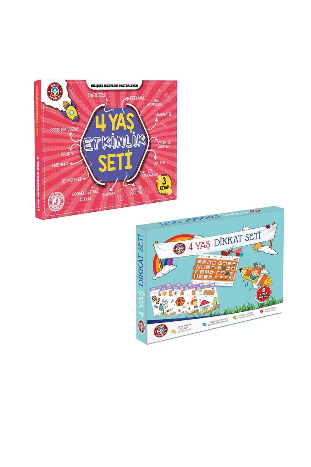 Dikkat ve Etkinlik Seti 4 Yaş Çocuklara Özel