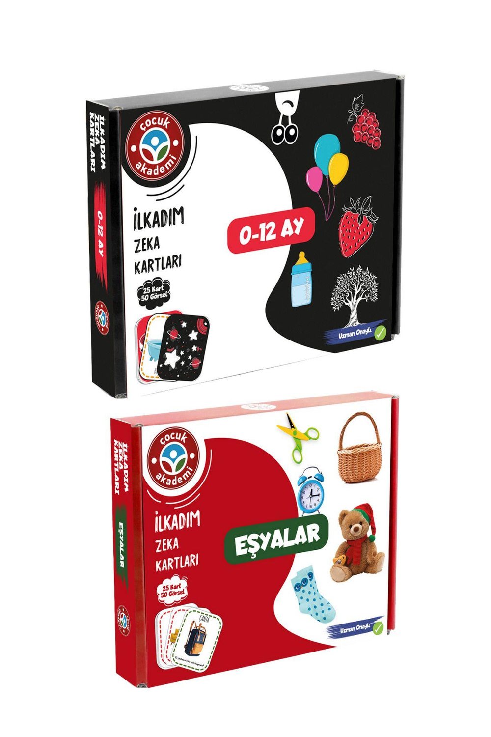 İlk Adım Zeka Kartı Eşyalar ve İlk Adım Zeka Kartı 0-12 Ay
