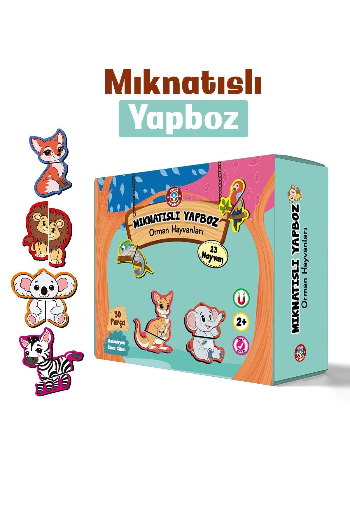 Mıknatıslı Yapboz Orman Hayvanları