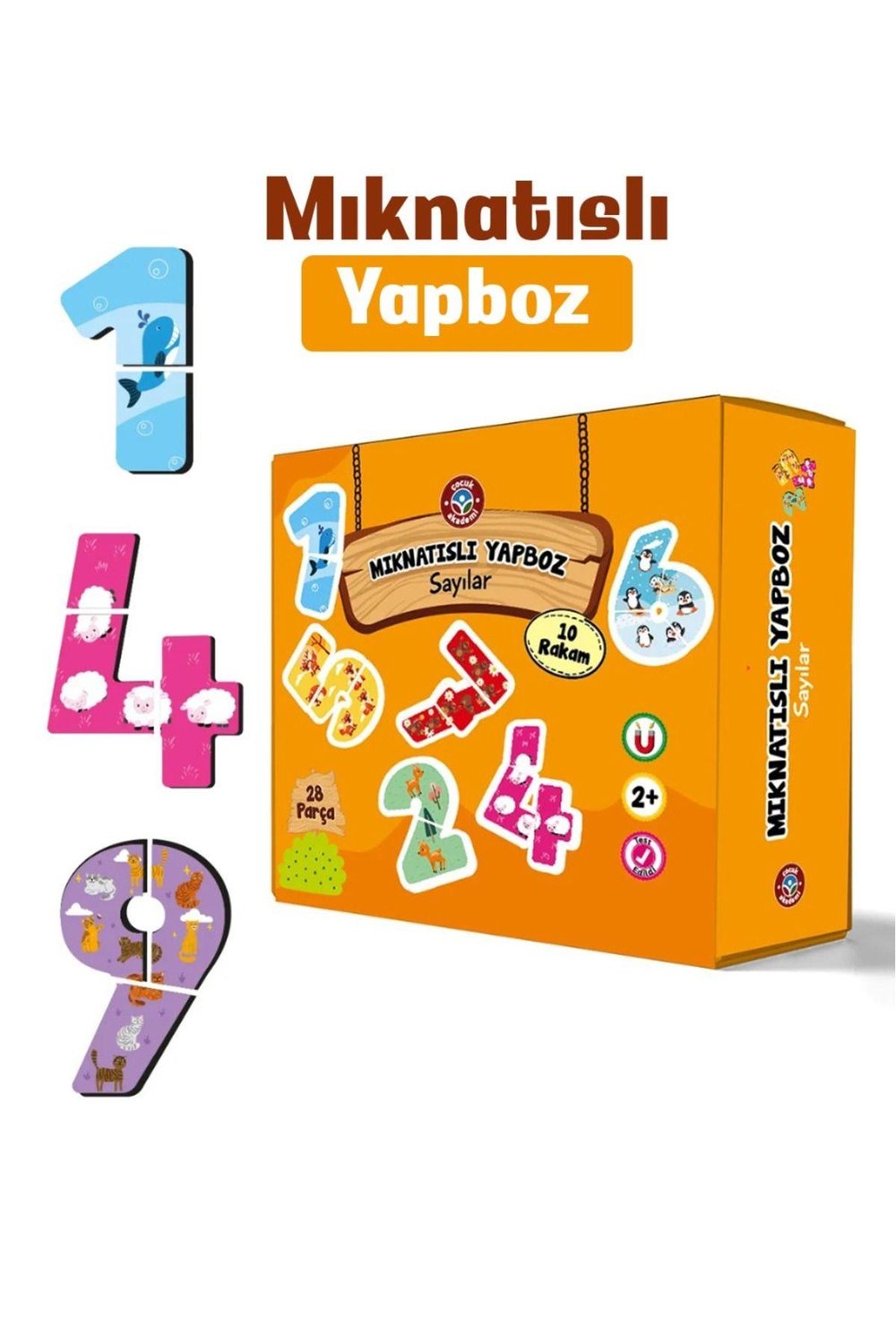 Mıknatıslı Yapboz Sayılar