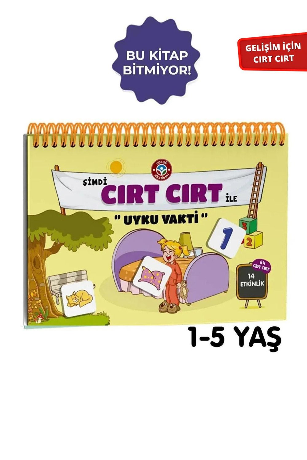 Şimdi Cırt Cırt ile Uyku Vakti Kitabı