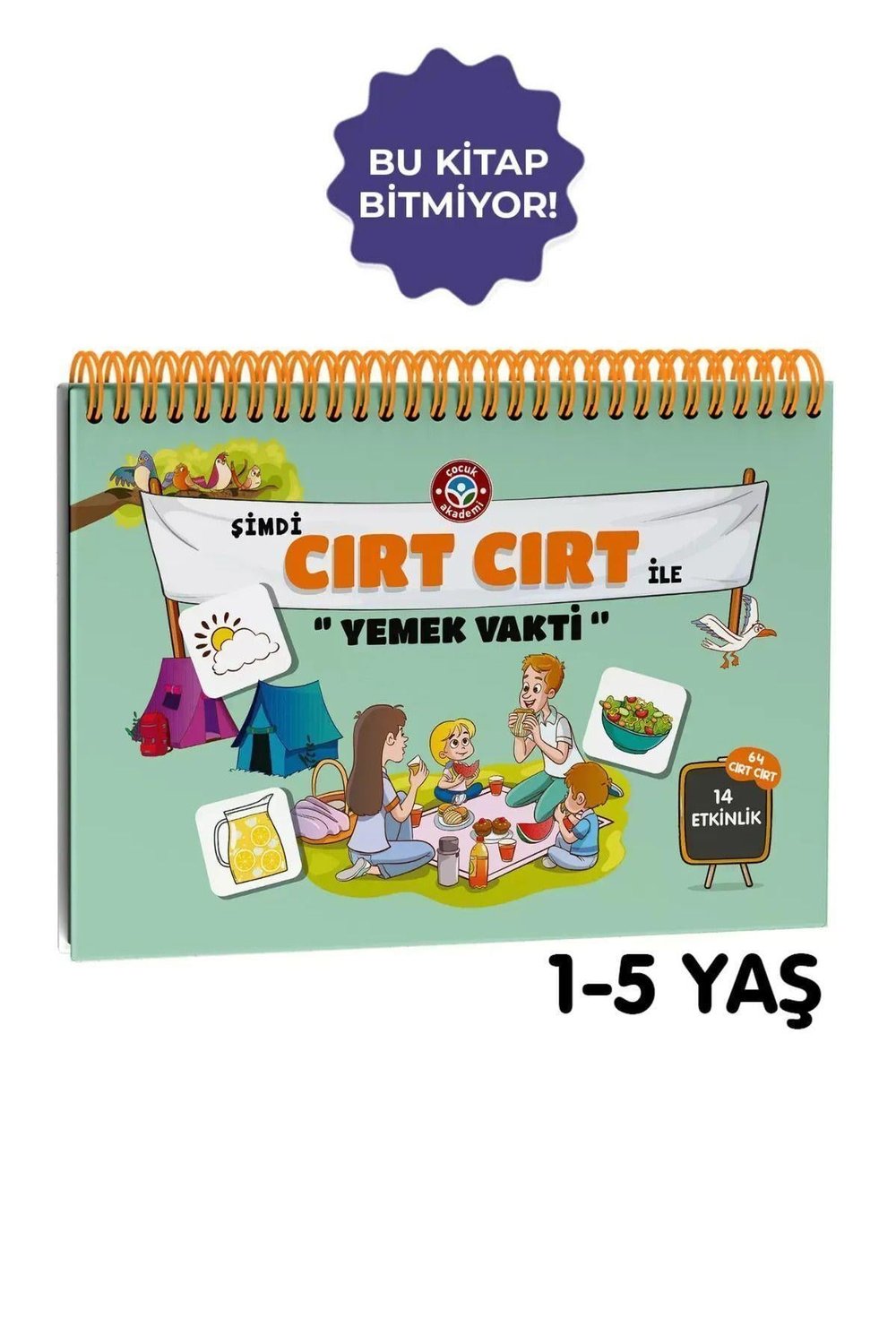 Şimdi Cırt Cırt Ile Yemek Vakti Etkinlik Kitabı