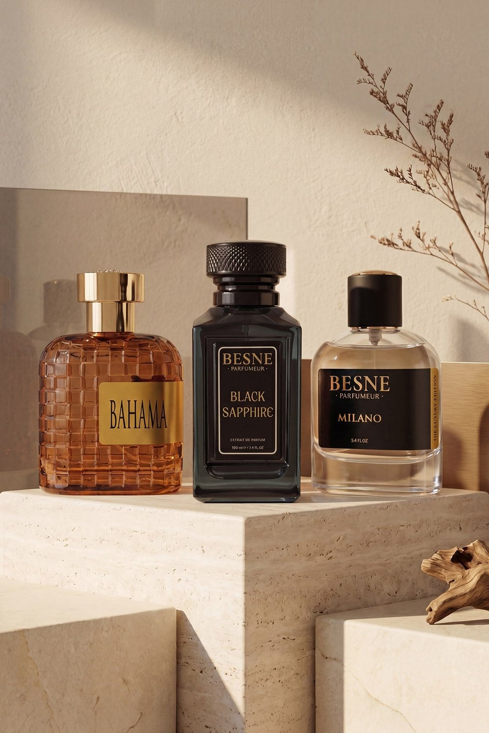Besne Milano-Bahama-Black Sapphire
