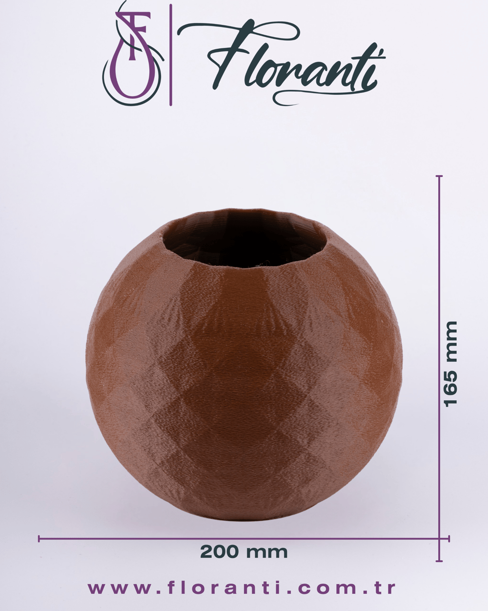 Saksı 20x20x16,5cm No.604