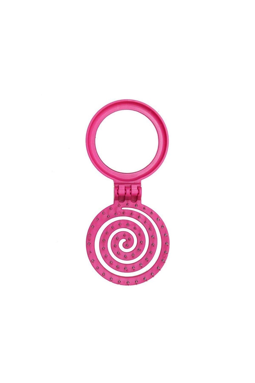 Aynalı Saç Fırçası Pembe - 51