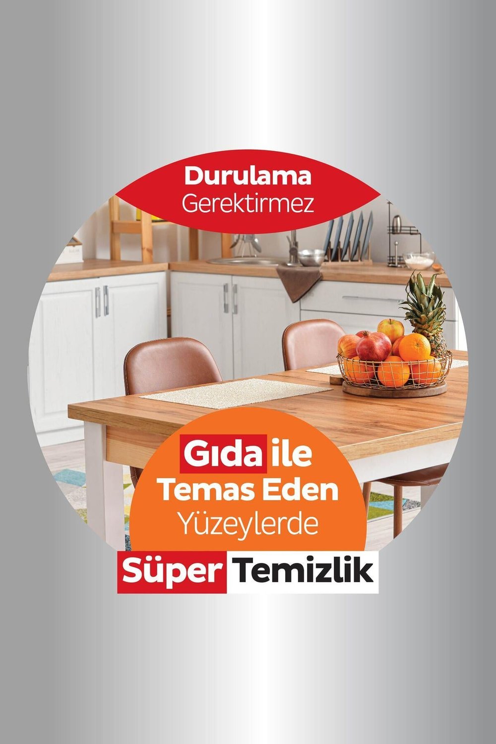 Easy Clean Süper Yüzey Temizlik Mutfak Havlusu&mendili Portakal Yağlı 50 Yaprak