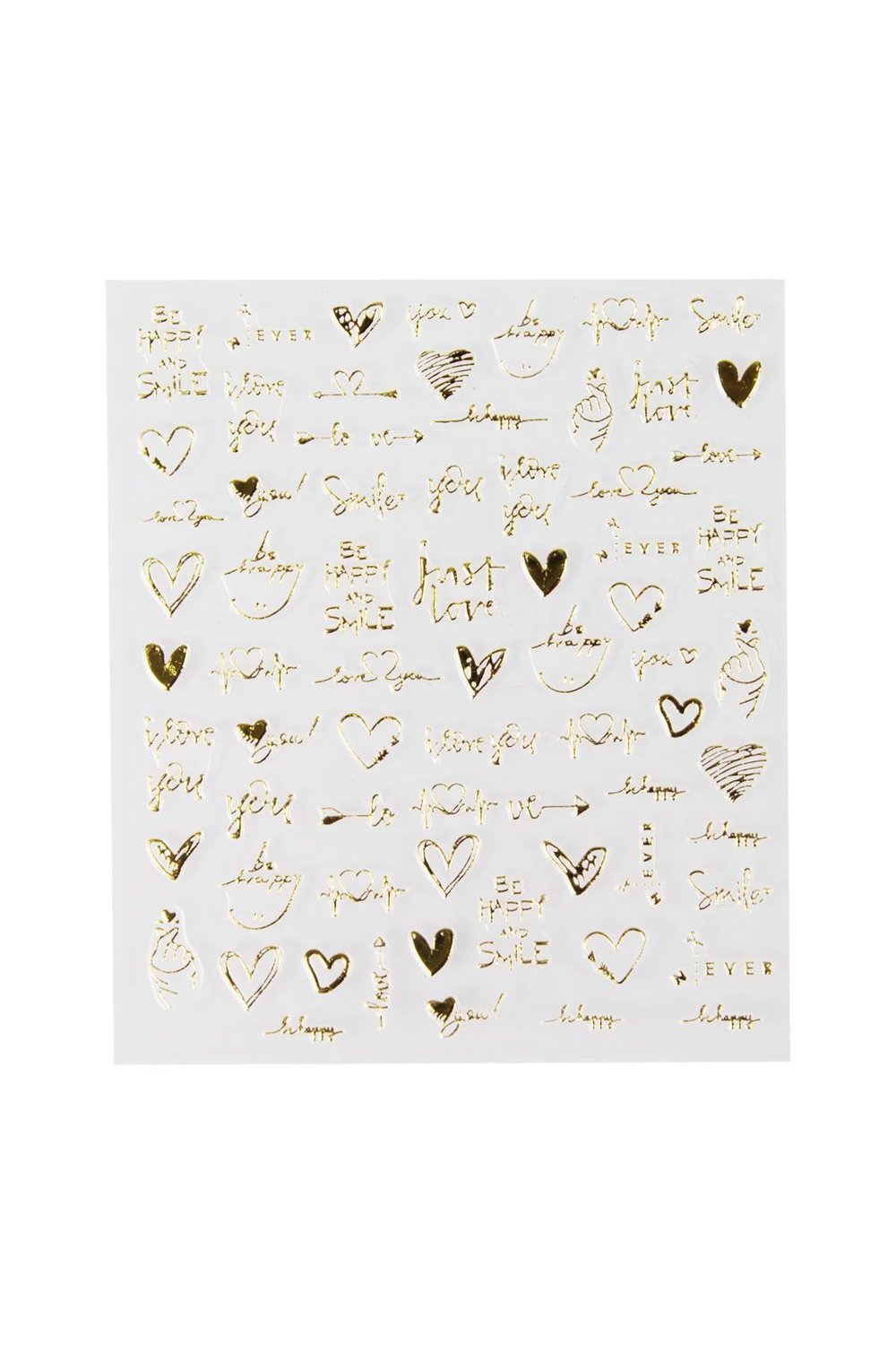 Nascita Love Nail Stickers (Tırnak Stickerı) - No: 07