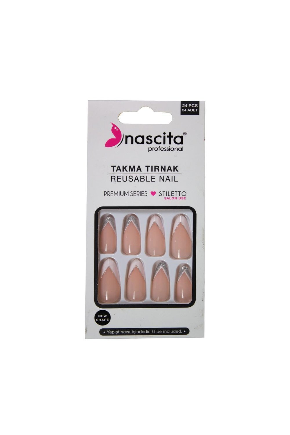 Nascita Stiletto French Takma Tırnak 24 lü - No:201
