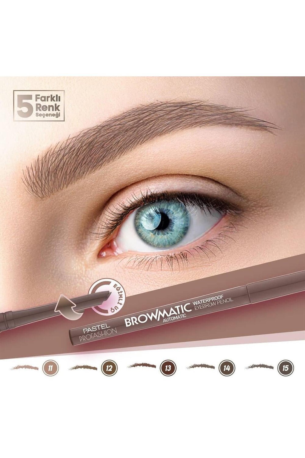 Pastel Profashion Browmatic Auto Waterproof Kaş Kalemi No:12