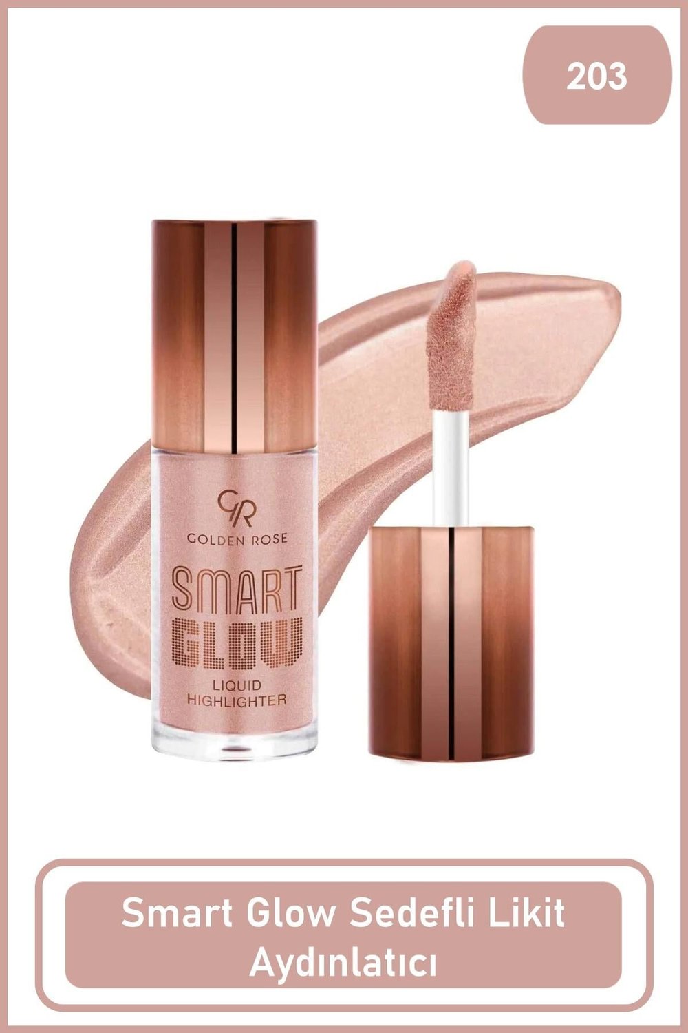 Smart Glow Liquid Highlighter No: 201 - Işıltılı Likit Aydınlatıcı