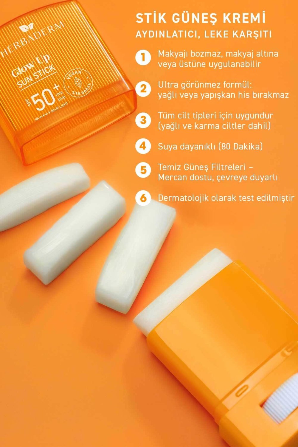 Stick Güneş Koruyucu 50+ SPF Leke Karşıtı & Aydınlatıcı 19 gr