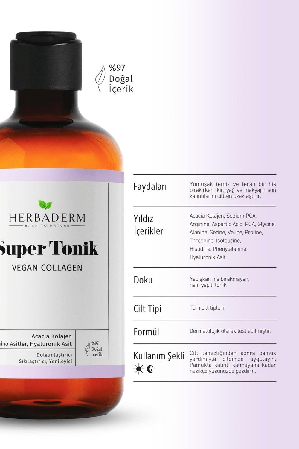 Vegan Collagen Dolgunlaştırıcı Super Tonik