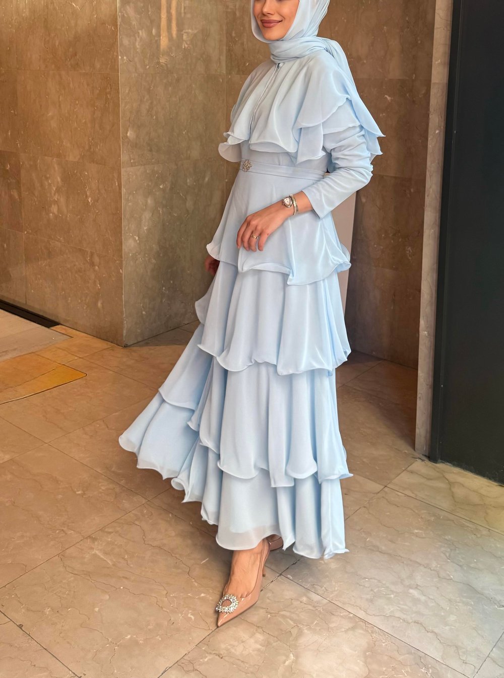 Peri Dress - Bebe Mavi
