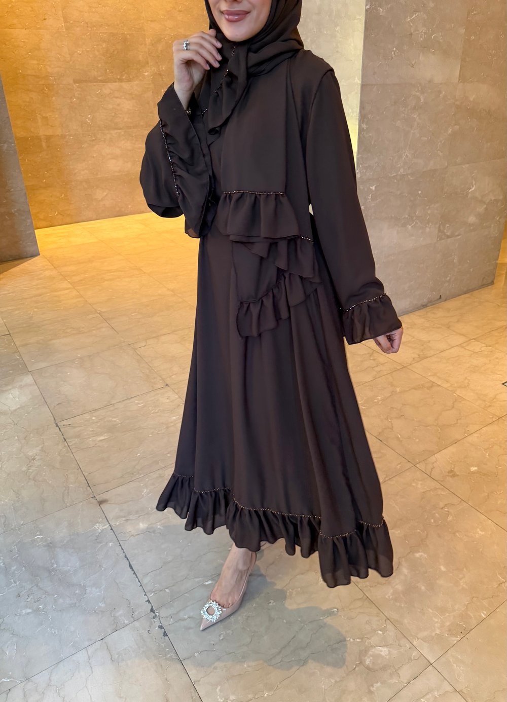 Vera Dress - Kahverengi 