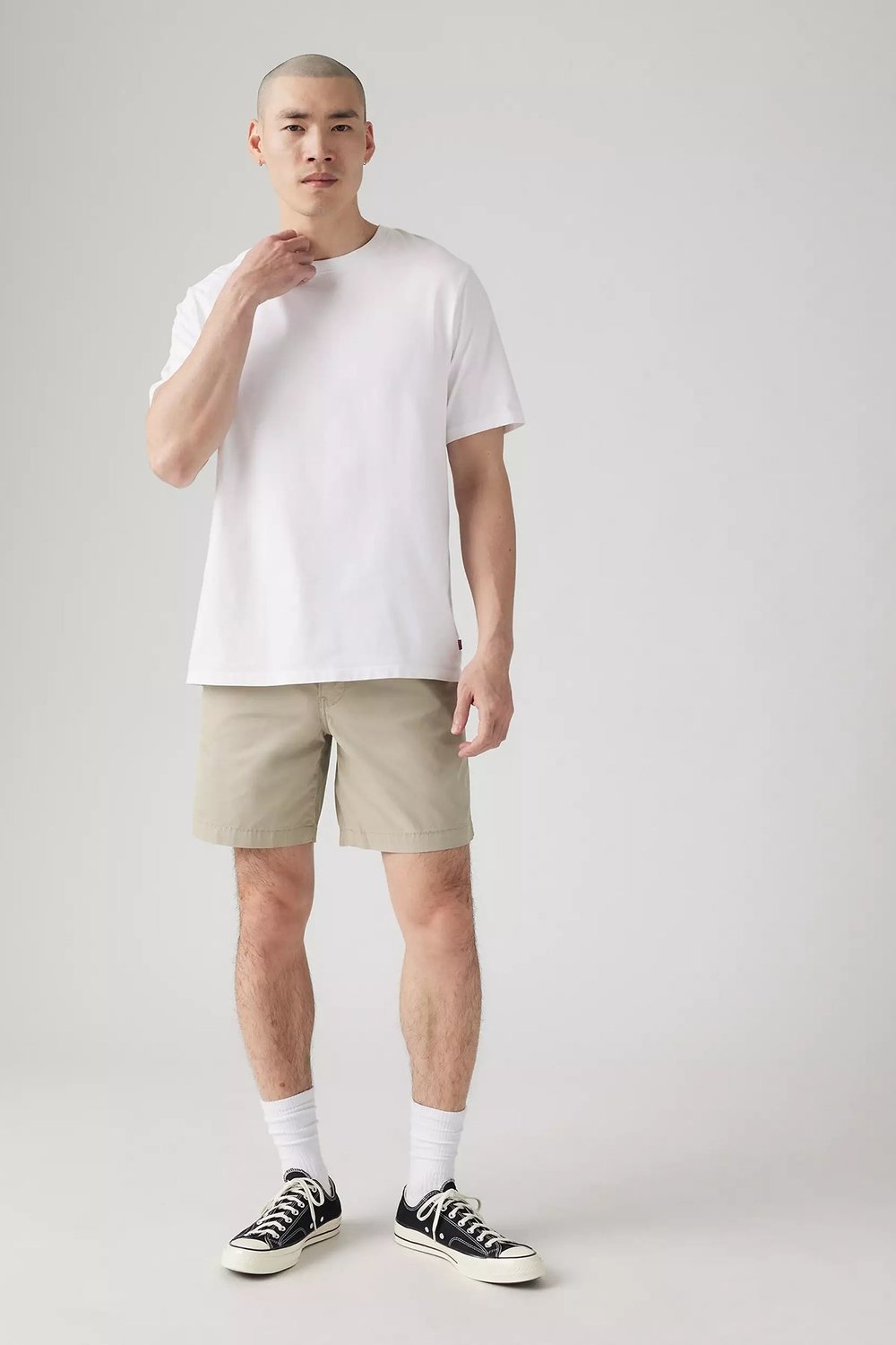 % 100 Pamuk Relaxed Fit Normal Bel Erkek Short A4661-0050 TAŞ