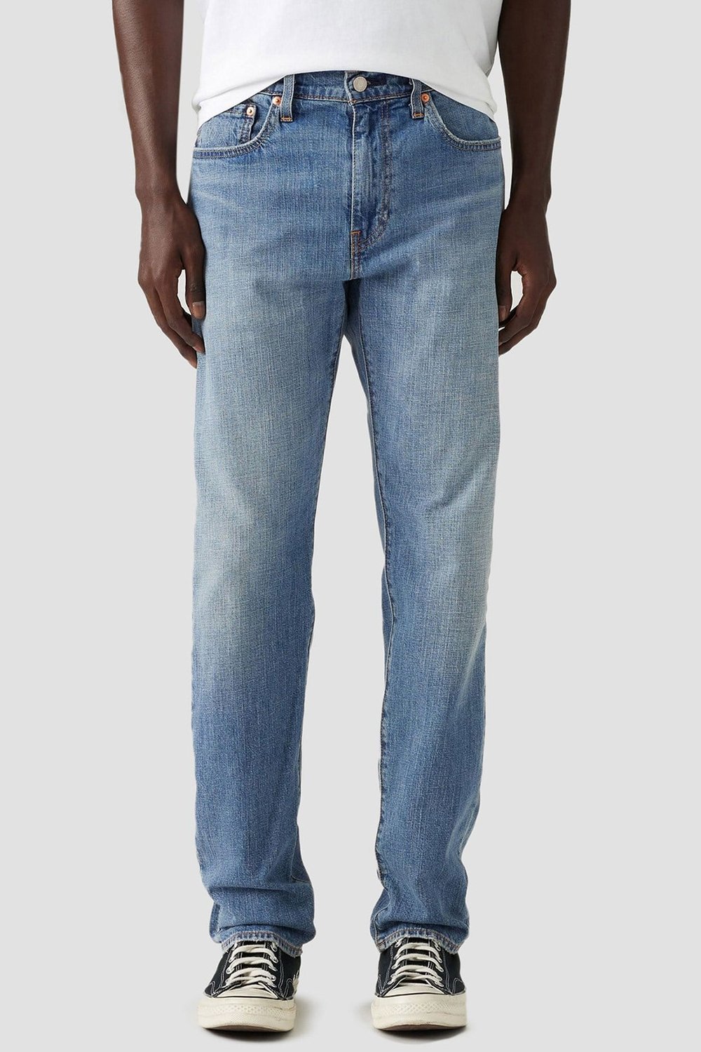 502 Pamuklu Tapered Fit Normal Bel Jeans Erkek Kot Pantolon 29507-1637 MAVİ