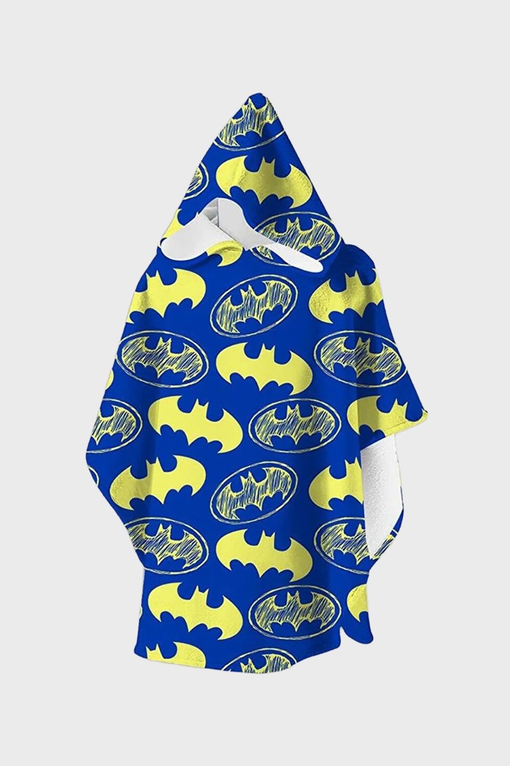 BatForce Desenli Kapüşonlu Uv Korumalı Havlu Erkek Çocuk Panço SP2632010001 LACİVERT