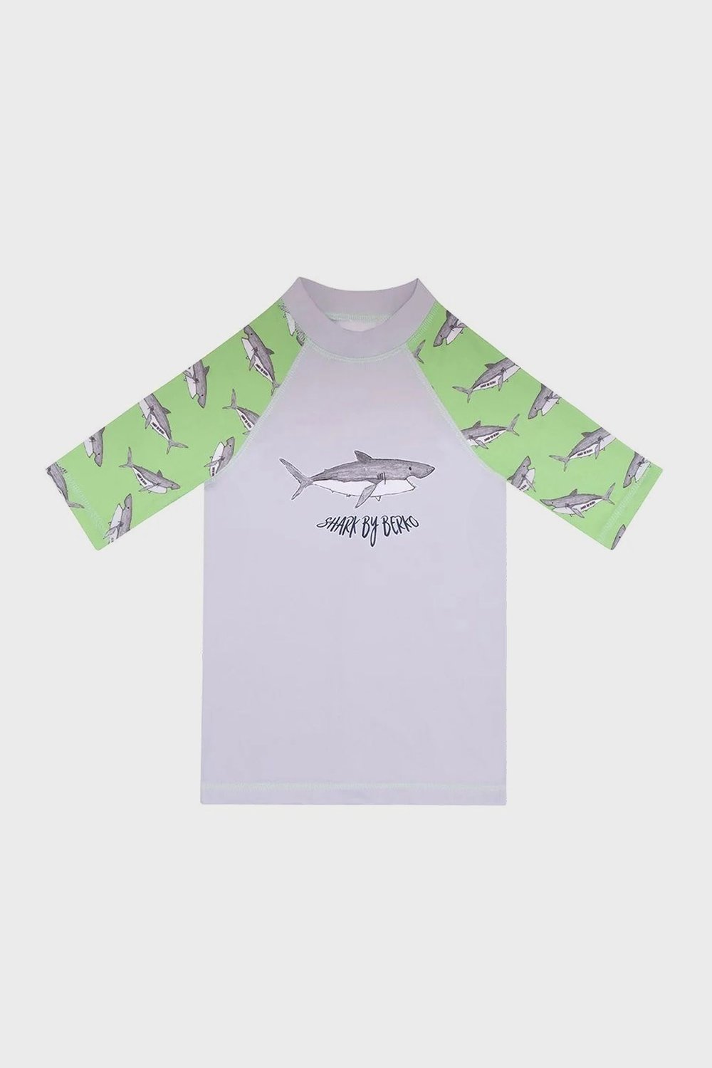 Berko Mint Kolay Kuruyan Uv Korumalı Erkek Çocuk T Shirt ST22120044 YEŞİL
