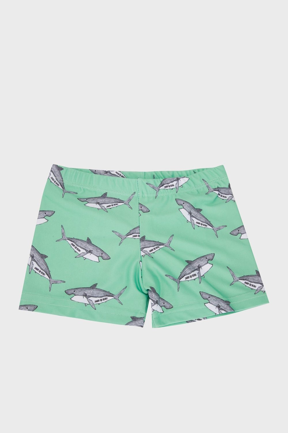 Berko Mint Shark Desenli Erkek Çocuk Mayo Short SM22120205 YEŞİL