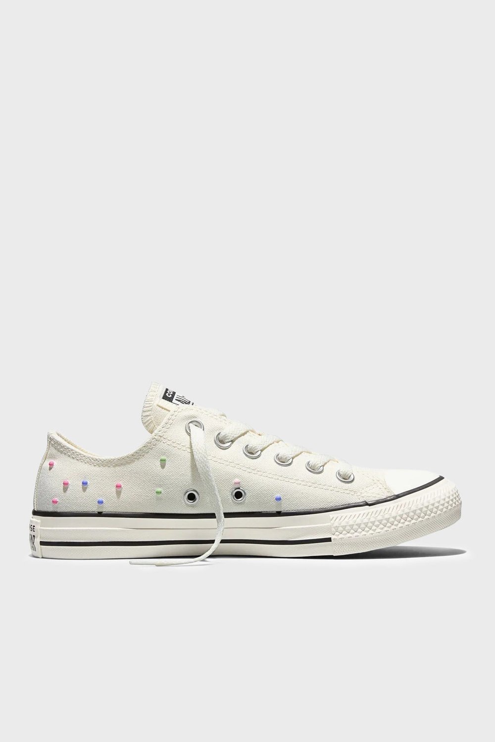 Chuck Taylor All Star Logolu Sneaker Unisex Ayakkabı A17872C 286 KREM