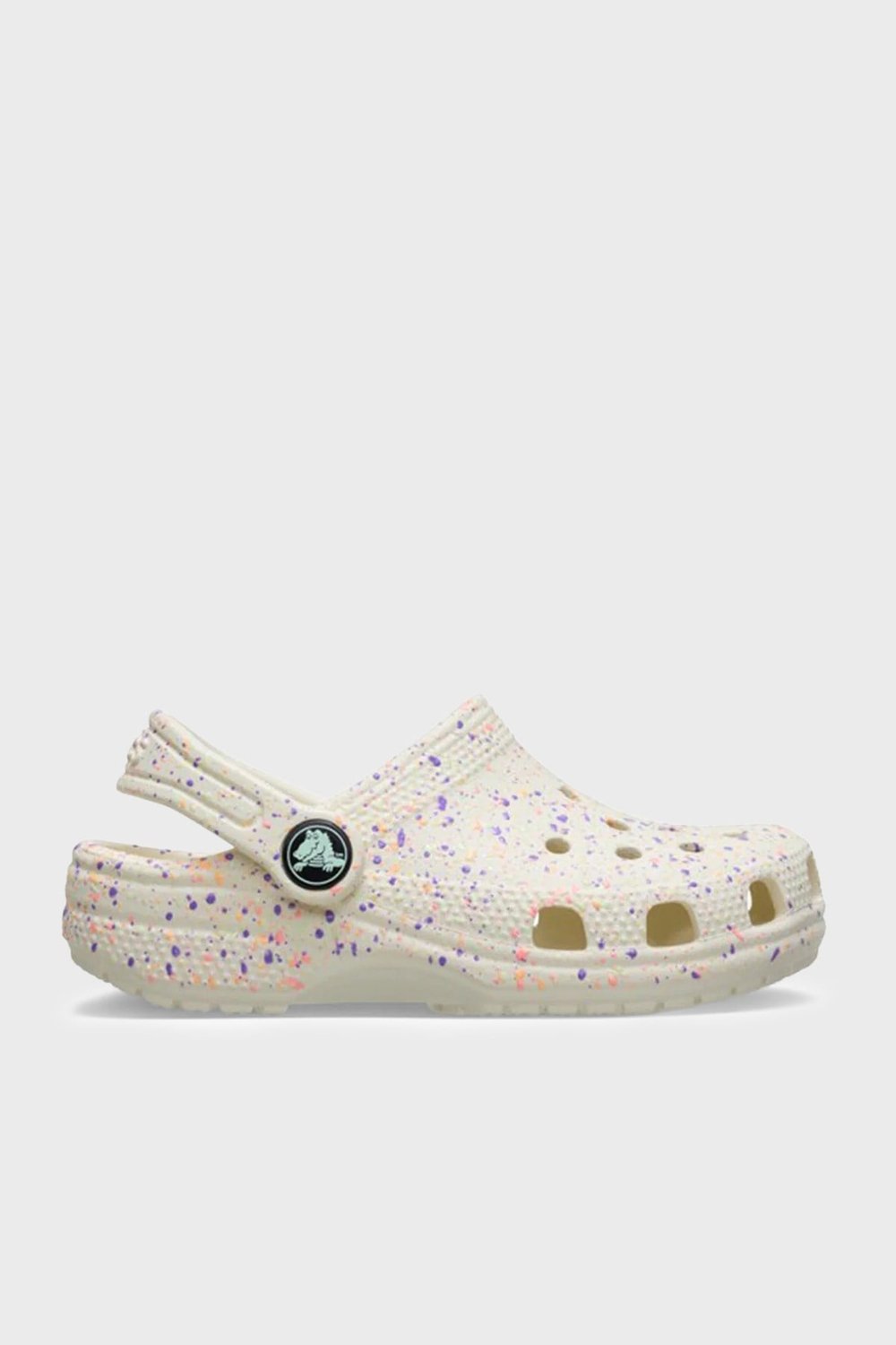 Classic Glow Paint Splatter Clog Sandalet Kız Çocuk Terlik 212495-2MT BEYAZ