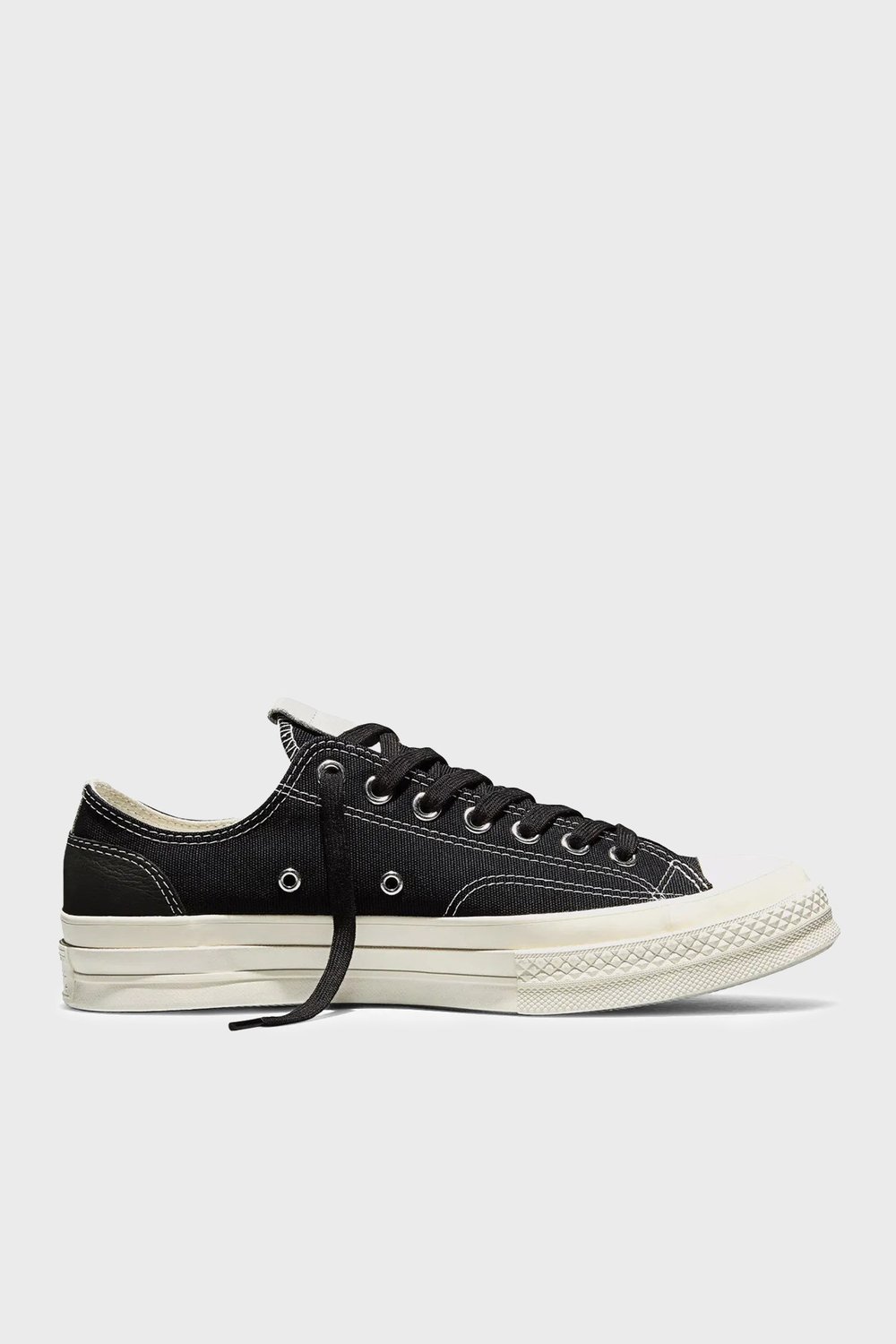Converse Chuck 70 Canvas Logolu Sneaker Unisex Ayakkabı A15992C 068 SİYAH