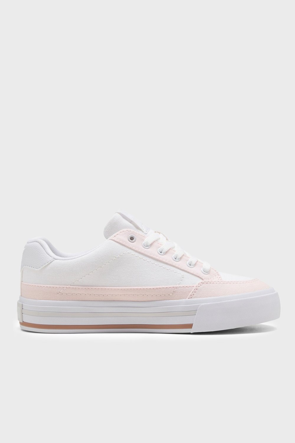 Court Classic Vulc FS Logolu Sneaker Unisex Ayakkabı 39635337 BEJ-PEMBE