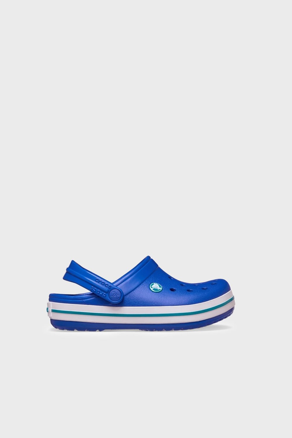 Crocband Clog K Logolu Çıkarılabilir Kayışlı Sandalet Erkek Çocuk Terlik 207006-4PI MAVİ