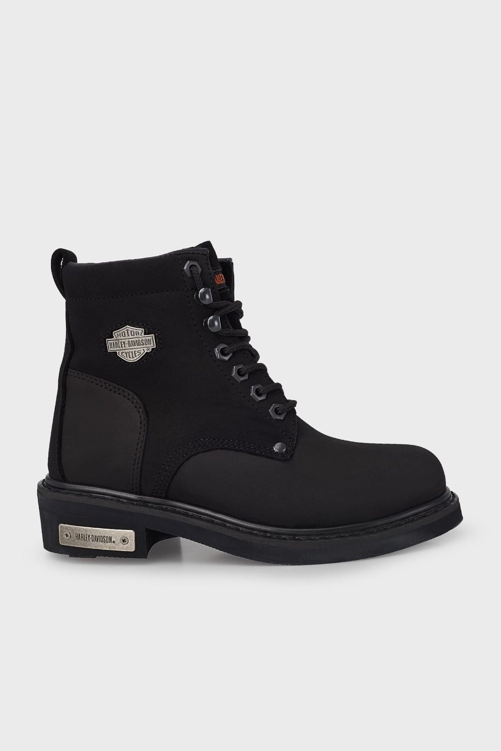 Deri Gibson Hakiki Deri Kadın Bot 025G100109 Black Nubuk