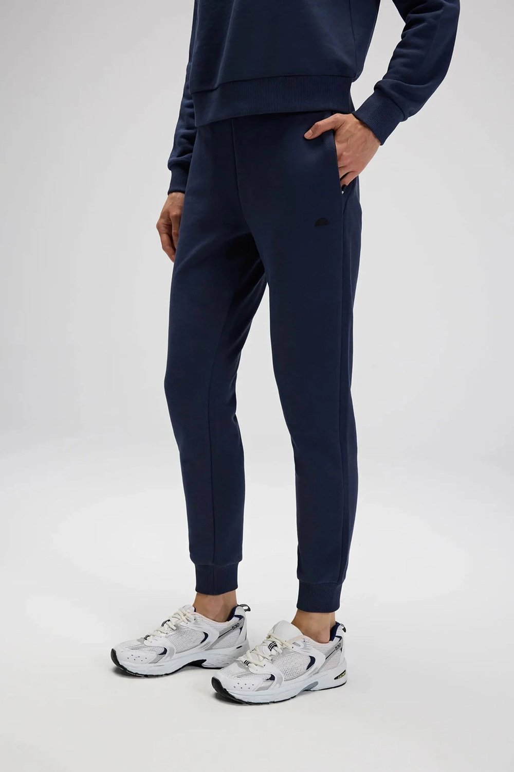 Ellesse Pamuklu Regular Fit Normal Bel Ribanalı Paça Kadın Eşofman Altı EF532-NV LACİVERT