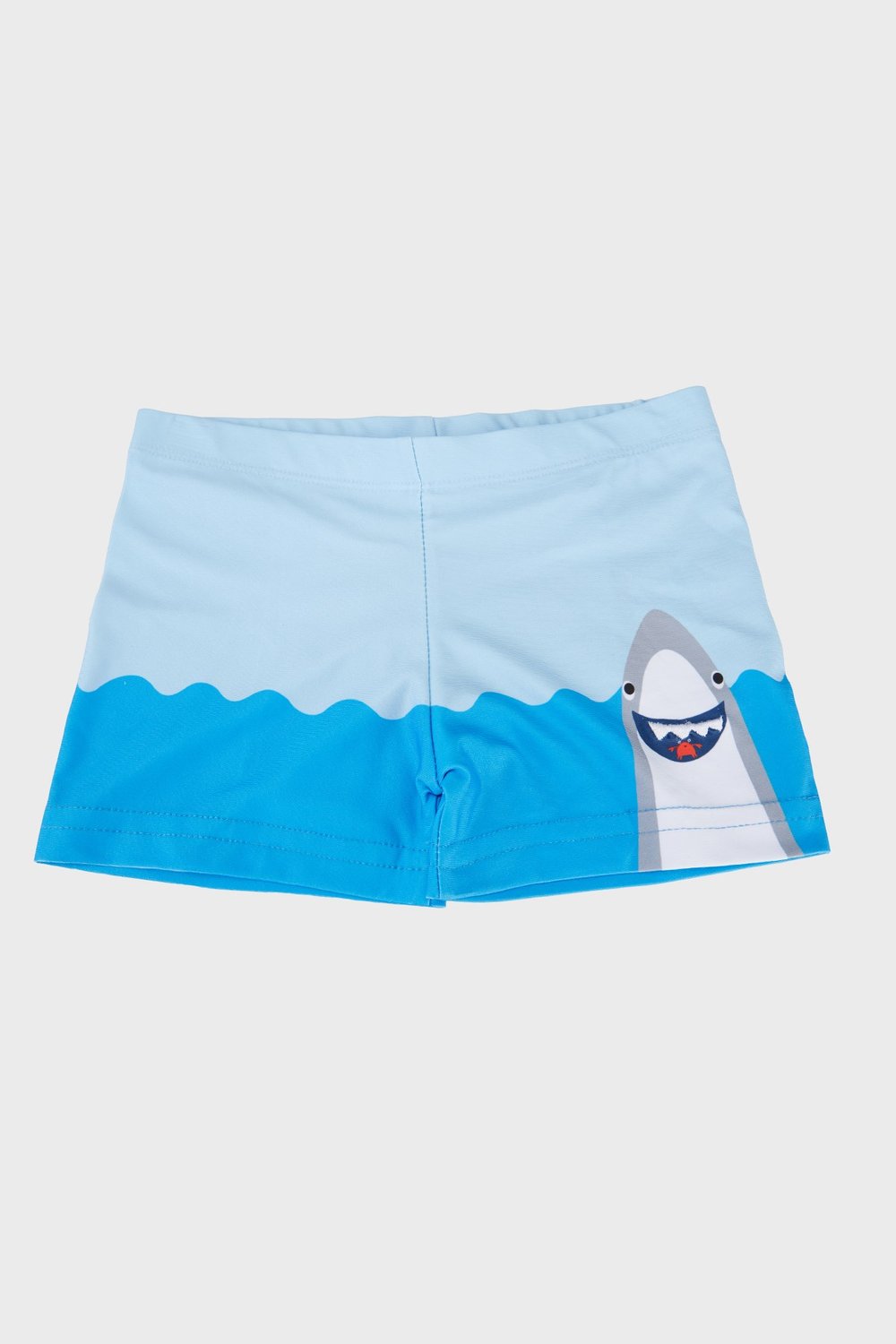 Finzy Desenli Lastikli Bel Boxer Erkek Çocuk Mayo Short SR2636000003 MAVİ