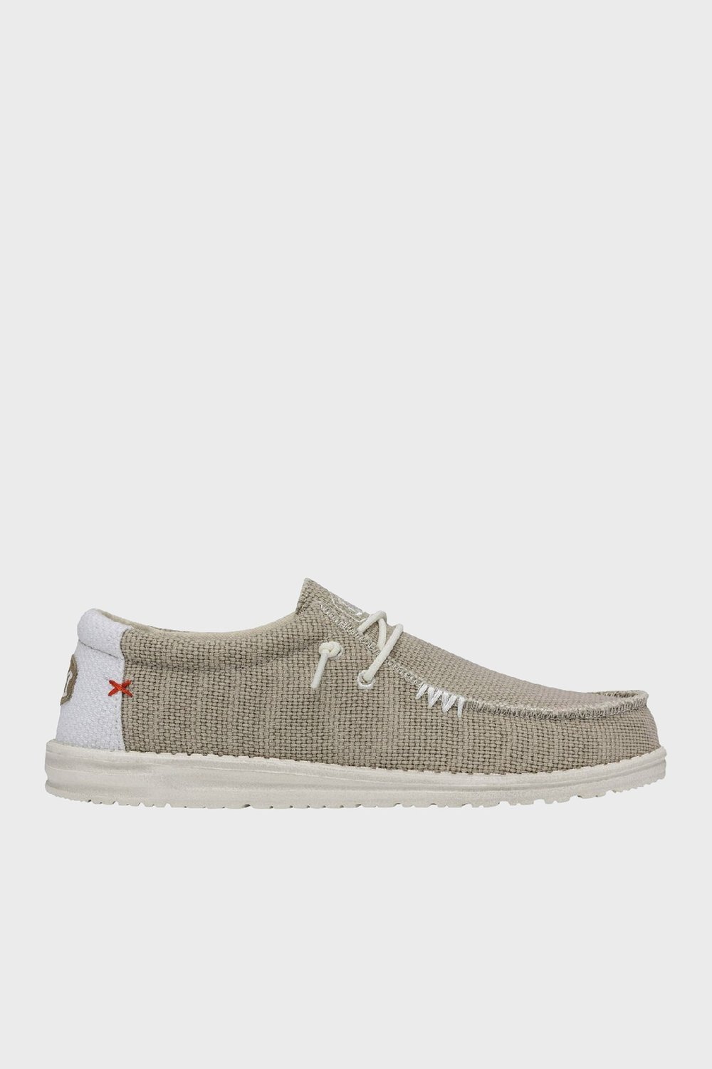 Hey Dude Wally Braided Kanvas Dokulu Casual Erkek Ayakkabı 40003-1LB BEJ