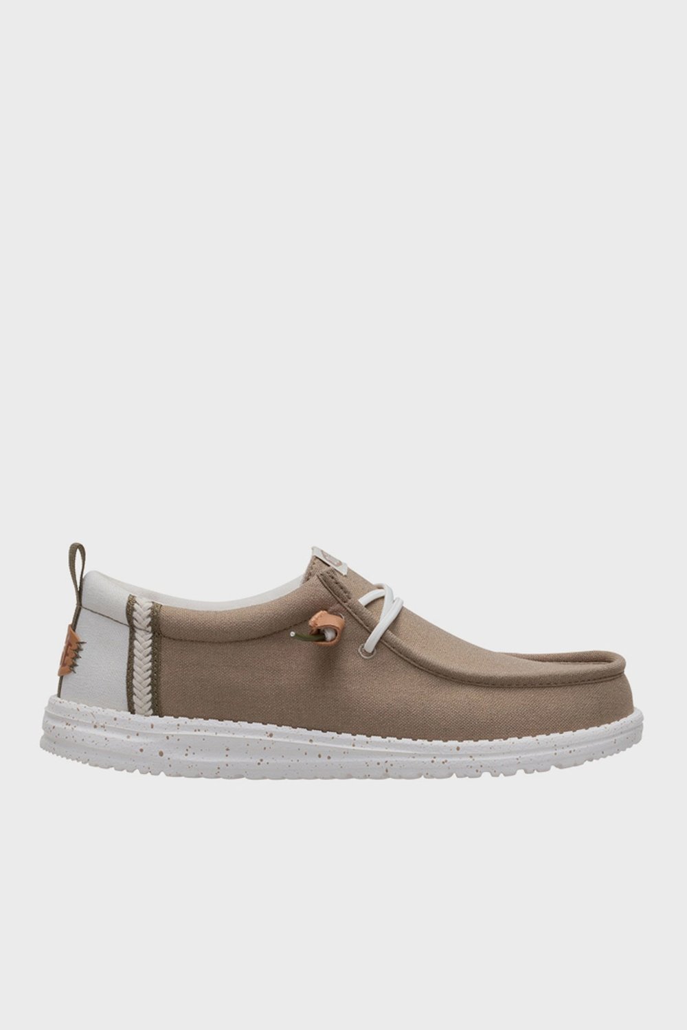 Hey Dude Wally Craft Linen Logolu Casual Erkek Ayakkabı 43086-2KR KAHVE