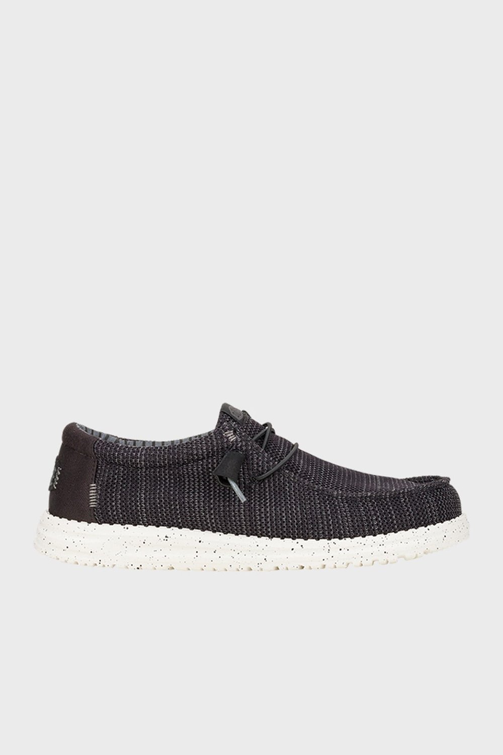 Hey Dude Wally Stretch Sox Logolu Casual Erkek Ayakkabı 41898-066 SİYAH-BEYAZ