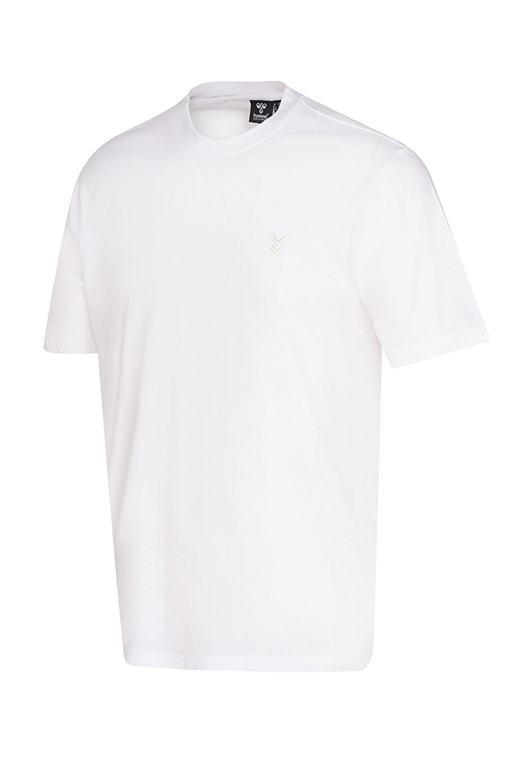 Hummel Pamuklu Regular Fit Logolu Bisiklet Yaka Erkek T Shirt 912263-9001 BEYAZ