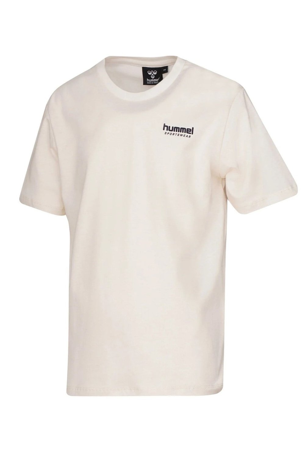 Hummel Pamuklu Regular Fit Sırt Baskılı Bisiklet Yaka Erkek Çocuk T Shirt 912306-9157 EKRU