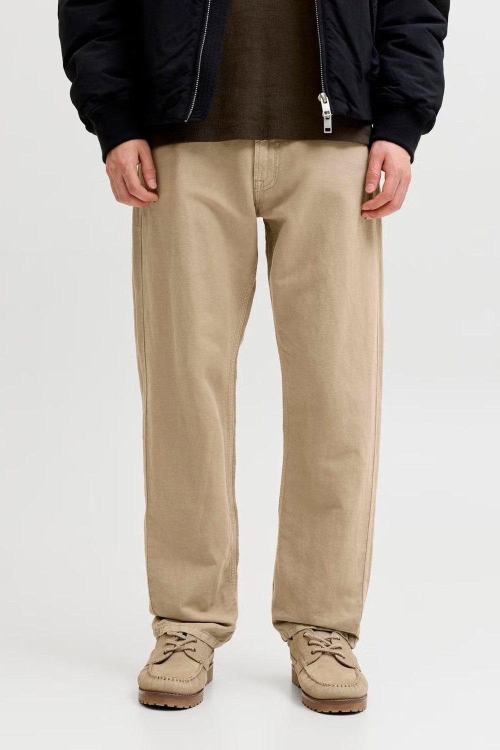Jack & Jones Pants Studio Jpstchris Keten ve Pamuk Karışımlı Erkek Pantolon 12293296 BEJ