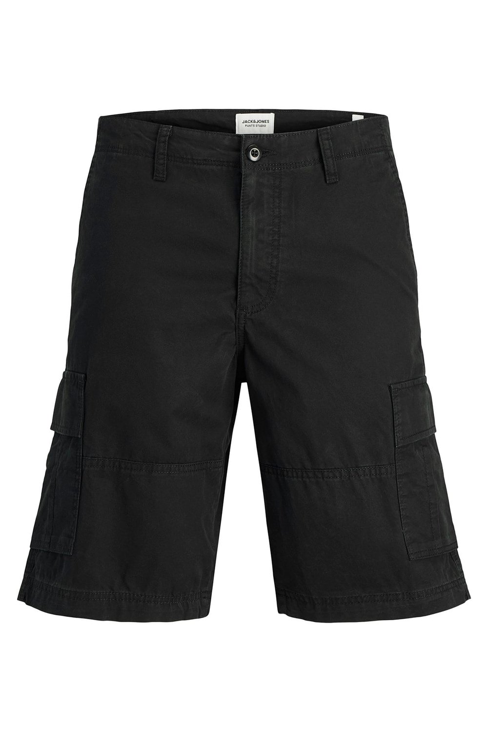 Jack & Jones Pants Studio Jpstcole Pamuklu Relaxed Fit Kargo Erkek Short 12274389 SİYAH