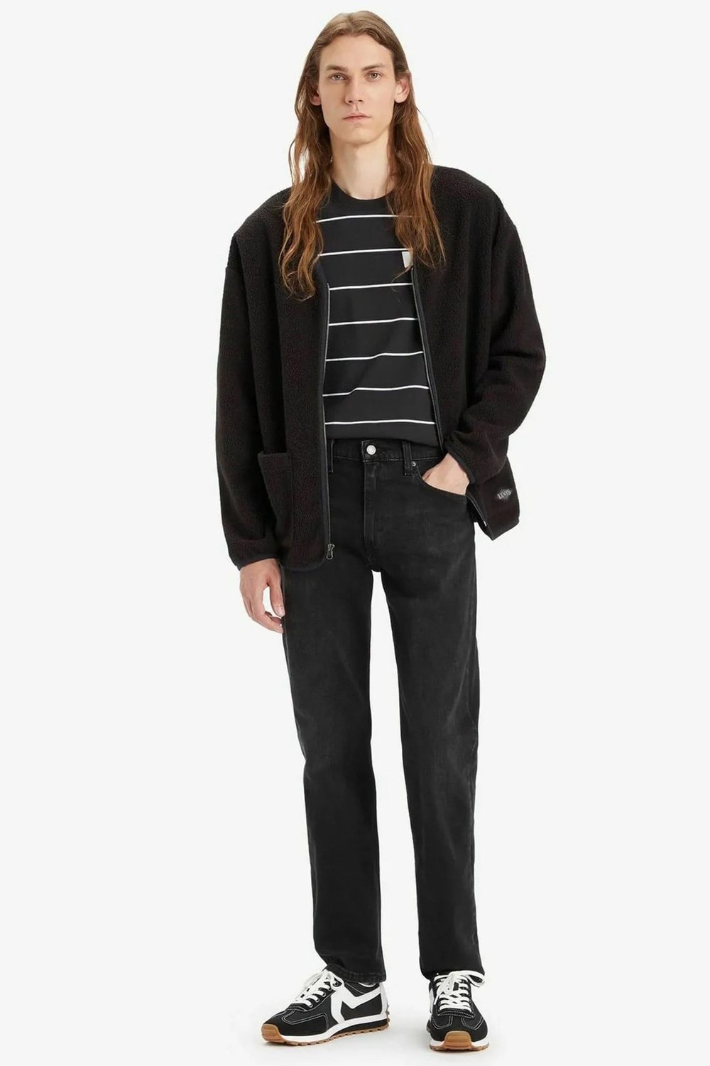 Levi's Lse 502 Pamuklu Regular Tapered Fit Dar Parça Jeans Erkek Kot Pantolon A2088-0023 SİYAH