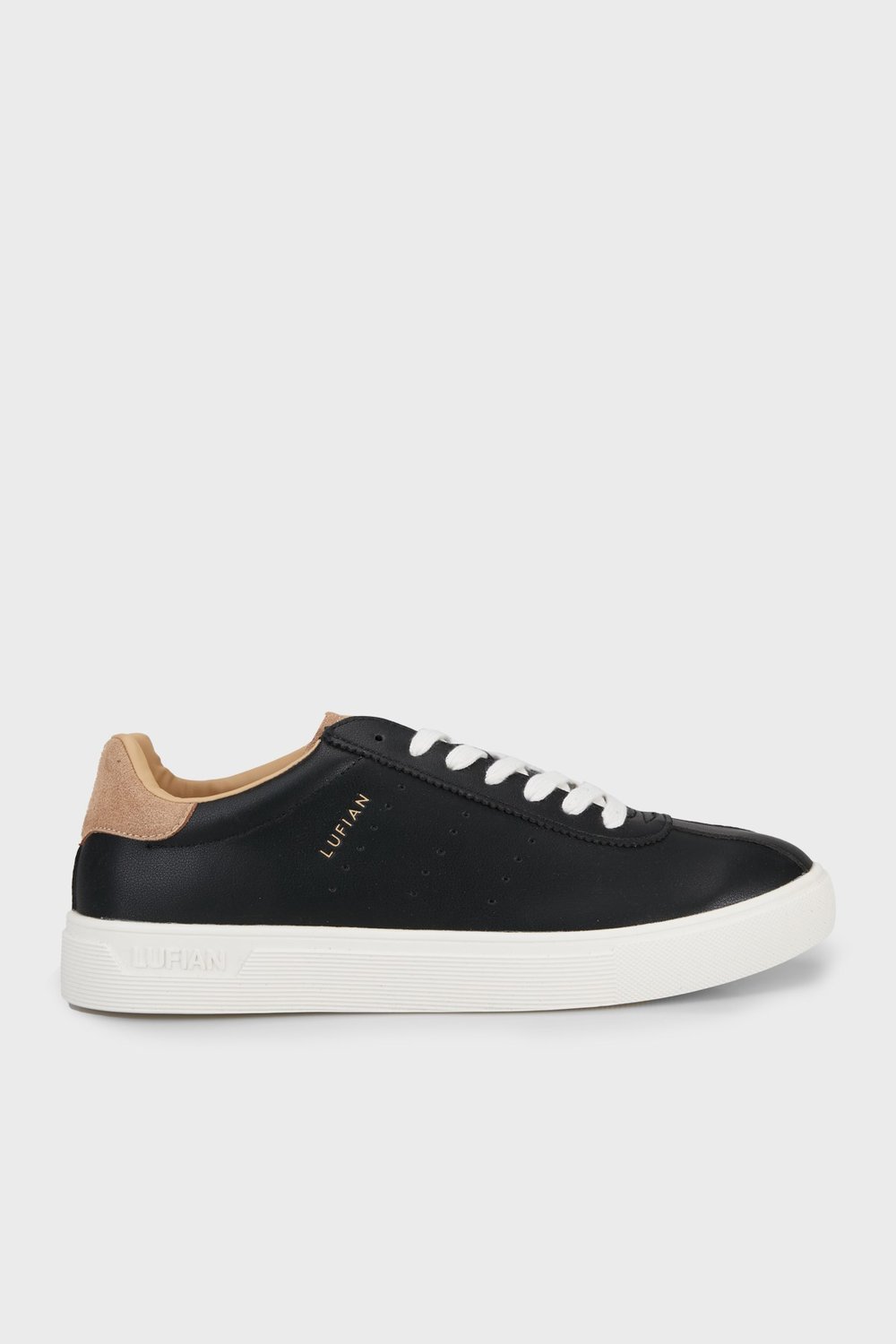 Logolu Deri Sneaker Erkek Ayakkabı 111230293 SİYAH
