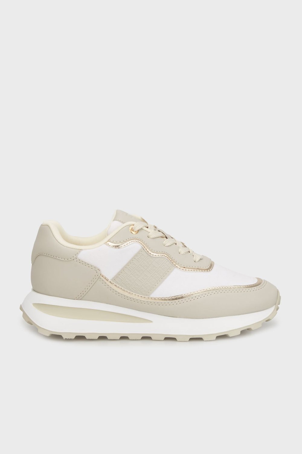 Logolu Sneaker Kadın Ayakkabı NAVI 5FX VİZON