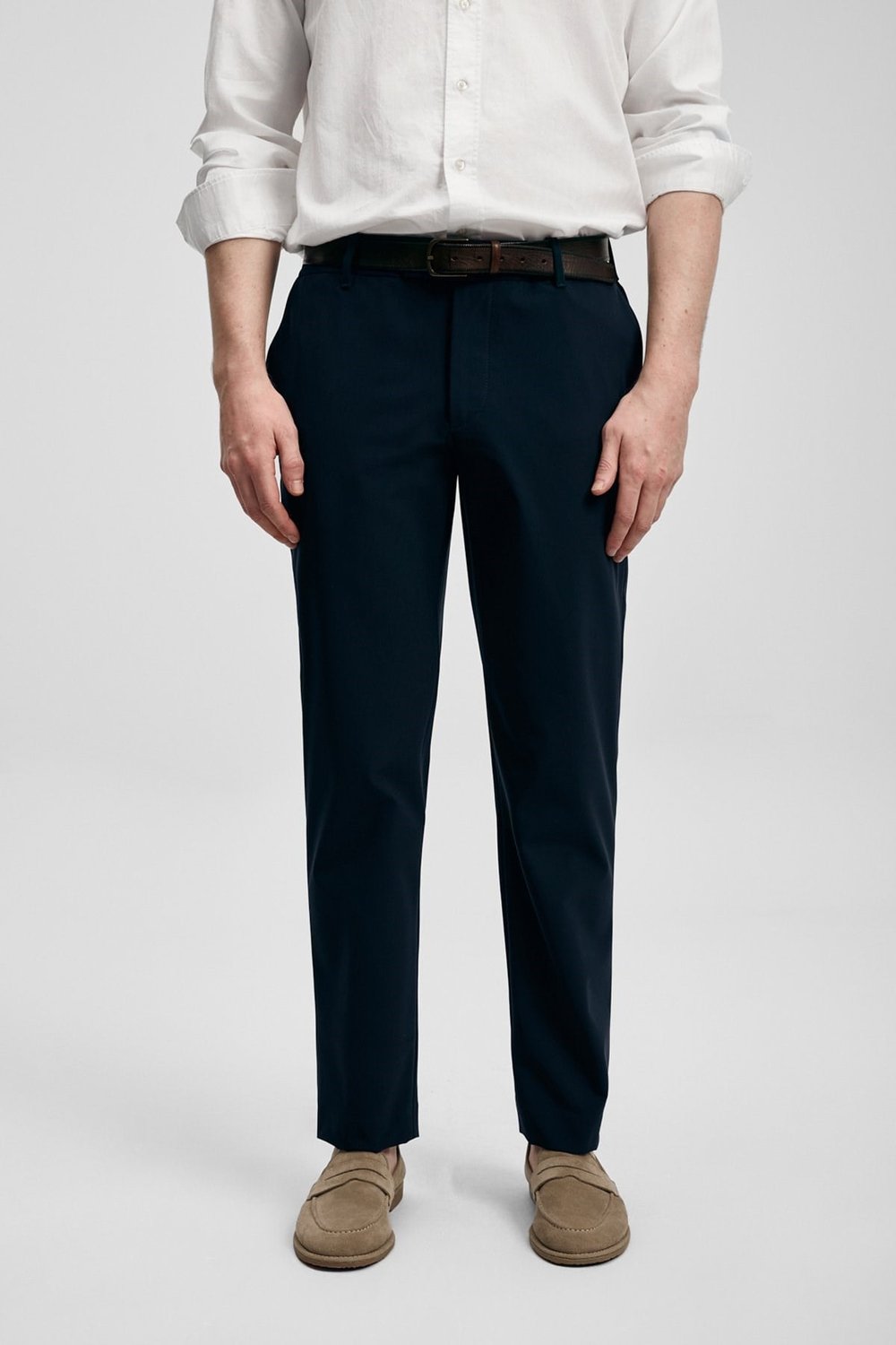 Lufian Slim Fit Normal Bel Düz Paça Erkek Pantolon 111190369 LACİVERT