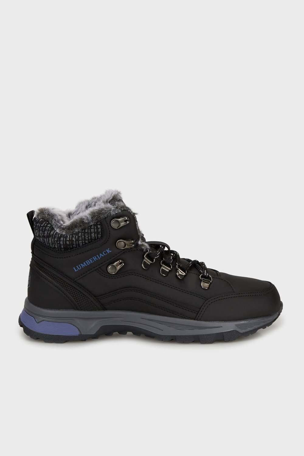 Lumberjack İçi Peluşlu Bağcıklı Outdoor Bayan Bot DEBORA 5PR SİYAH