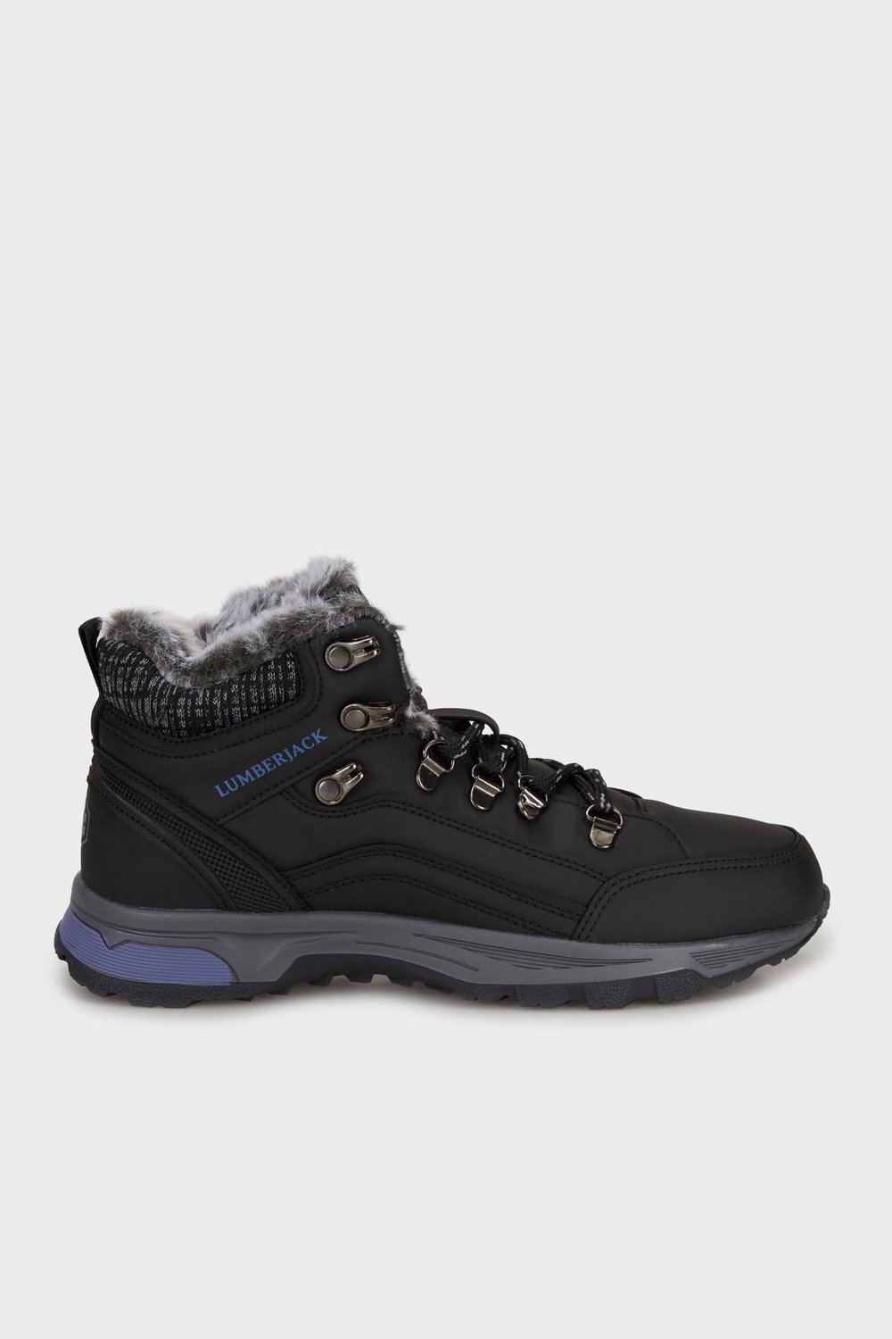 Lumberjack İçi Peluşlu Bağcıklı Outdoor Kadın Bot DEBORA 5PR SİYAH