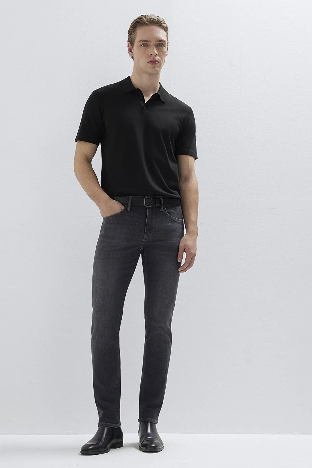 Mavi Jake Pamuklu Normal Bel Dar Paça Jeans Erkek Kot Pantolon 00422A1743 SİYAH