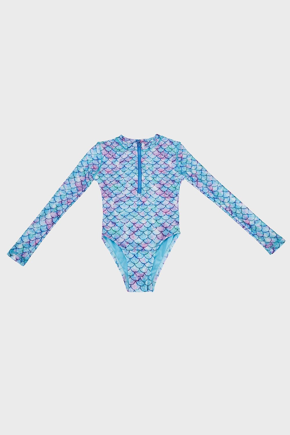 Miranda Long Sleeve Desenli Uv Korumalı Kız Çocuk Mayo SM2611001405 MOR-PEMBE