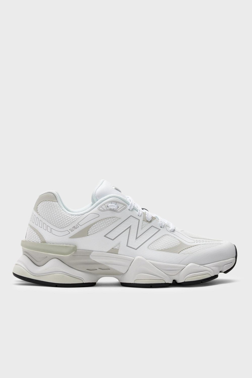 New Balance Logolu Sneaker Unisex Ayakkabı U90608PE BEYAZ-GRİ