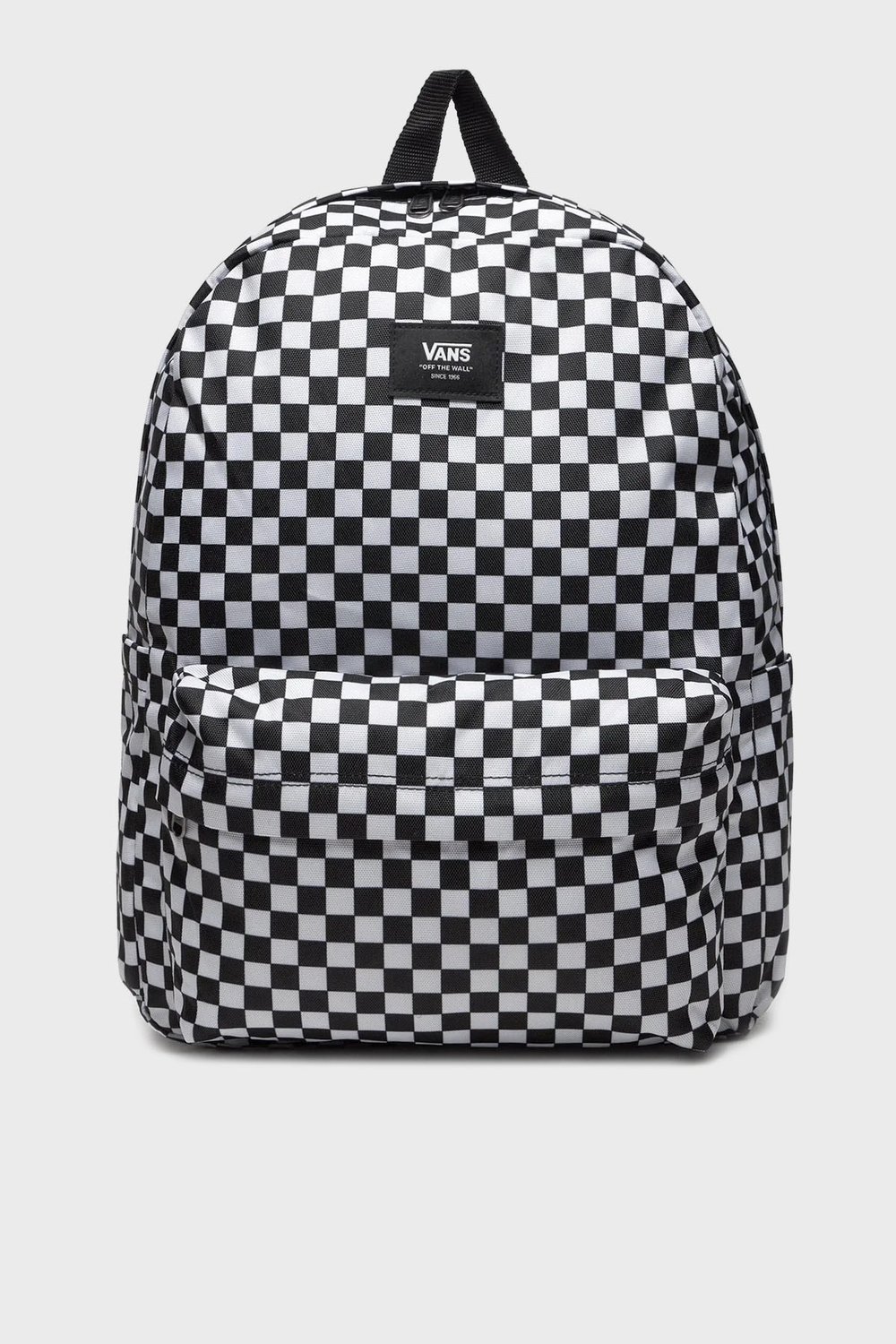Old Skool Kareli Fermuarlı Unisex Sırt Çantası VN000H4XY281 SİYAH-BEYAZ